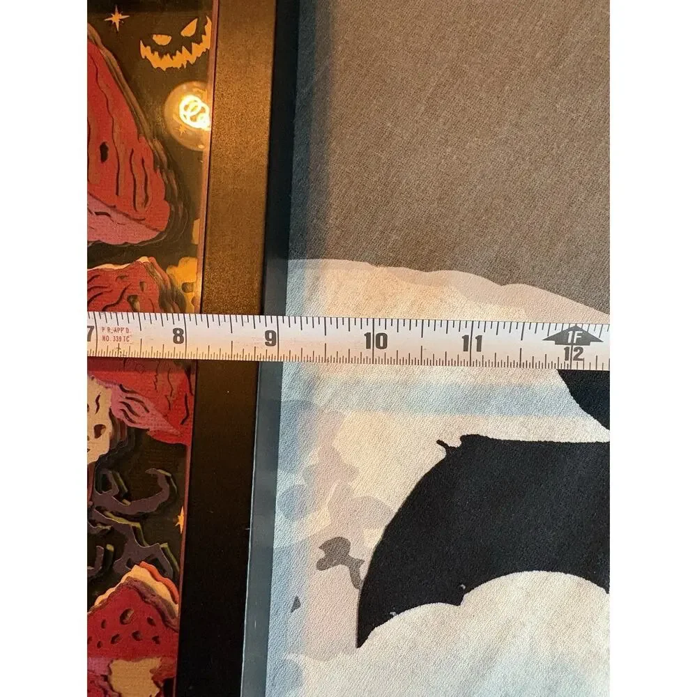Halloween Creepy Mushroom Handmade Paper 3D Picture